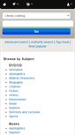 Mobile Screenshot of library.grbc.net